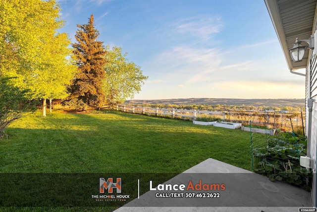 396 Williams Way, Glenrock, WY 82637 - view of yard featuring a vegetable garden