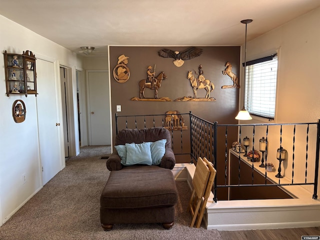 715 Emerald St, Kemmerer, WY 83101 - living area with carpet floors