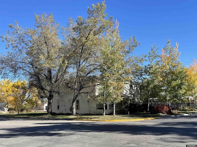 596 Garfield St, Lander, WY 82520 - view of asphalt road with curbs