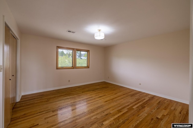 370 Aster, Casper, WY 82604 - unfurnished room featuring light wood-type flooring and baseboards