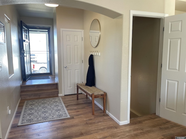 344 Via Assisi Dr, Rock Springs, WY 82901 - entrance foyer with wood finished floors and baseboards