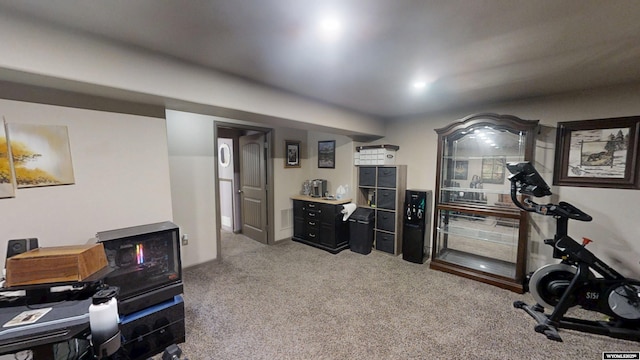 810 S 3rd Ave, Mills, WY 82604 - exercise room with light colored carpet