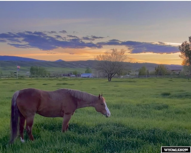 200 Irwin Ln, Lander, WY 82520 - view of mountain background featuring rural landscape and a pastoral area