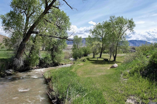 2609 Beaver Creek Rd, Shell, WY 82441 - view of grassy yard with a mountain view