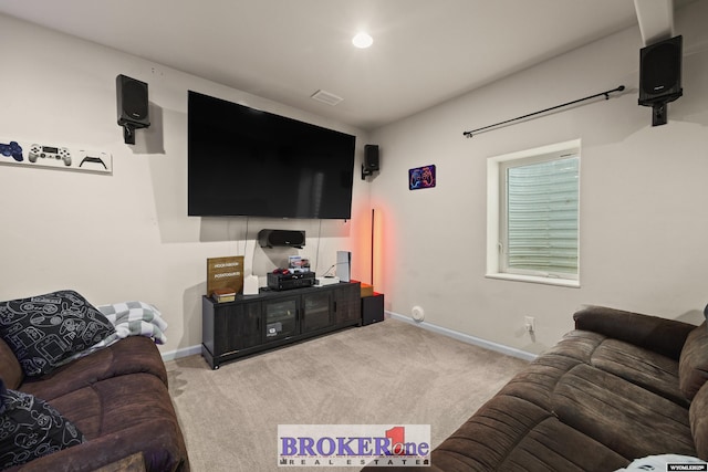 2511 Mercy Ln, Casper, WY 82609 - living area with baseboards and carpet floors