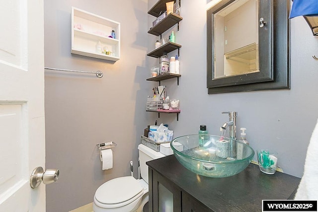 804 Connecticut Ave, Rock Springs, WY 82901 - half bath with vanity and toilet