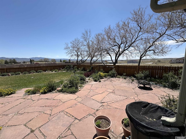 302 Clearview St, Saratoga, WY 82331 - view of patio featuring an outdoor fire pit