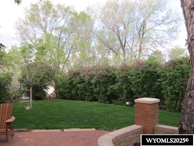 1823 Walnut St, Rock Springs, WY 82901 - view of grassy yard with a patio