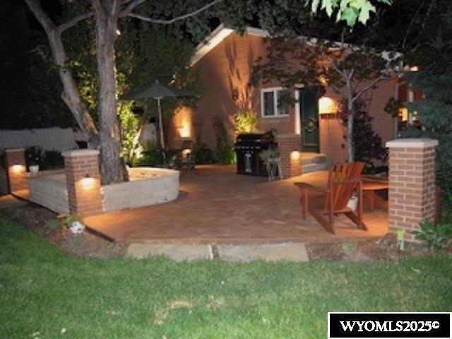 1823 Walnut St, Rock Springs, WY 82901 - view of patio / terrace featuring grilling area