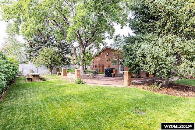 1823 Walnut St, Rock Springs, WY 82901 - view of yard with a patio