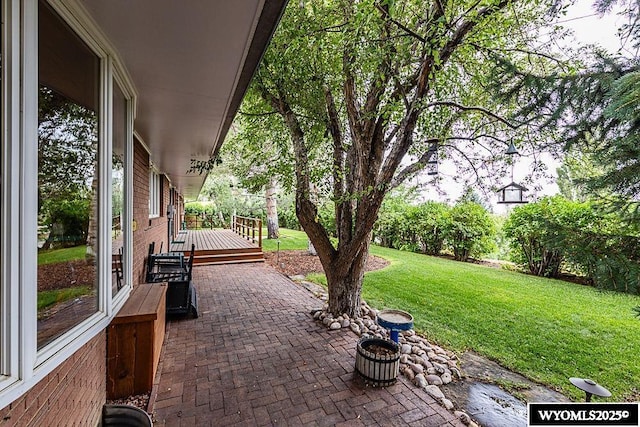 1823 Walnut St, Rock Springs, WY 82901 - view of patio / terrace featuring a deck