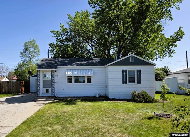 1308 Howell, Worland, WY 82401 - view of front of home with roof with shingles