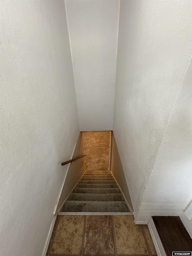420 S 6th St, Riverton, WY 82501 - stairs with baseboards