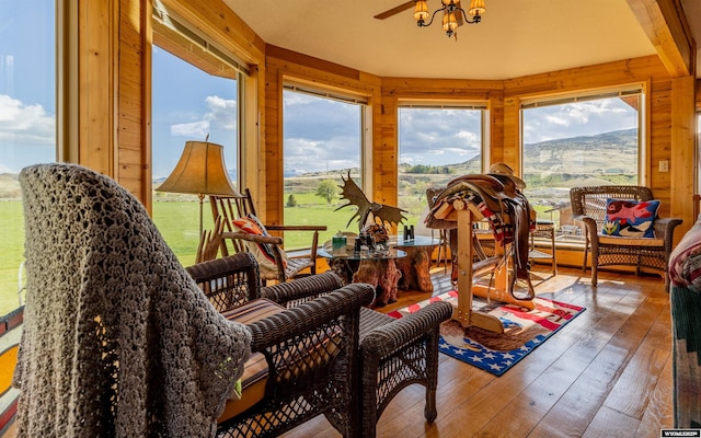 30 Nielsen Trl, Cody, WY 82414 - sunroom / solarium featuring hardwood / wood-style floors