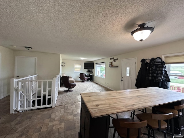 4 Meadowgreen Pl, Douglas, WY 82633 - dining space with a textured ceiling