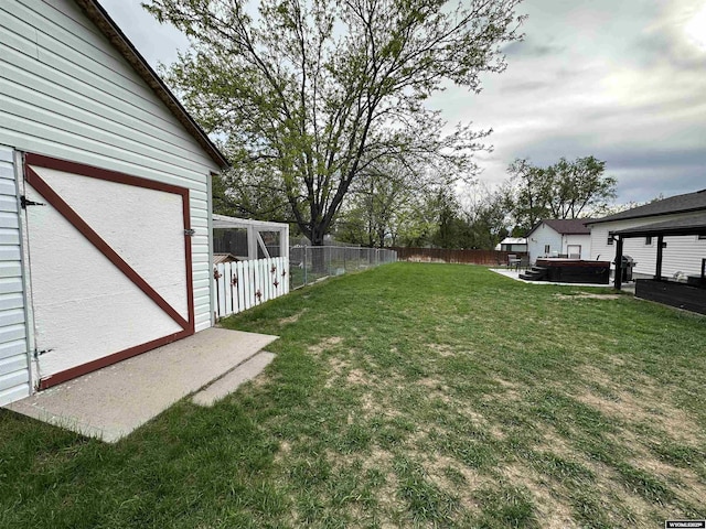 4 Meadowgreen Pl, Douglas, WY 82633 - view of yard featuring a hot tub