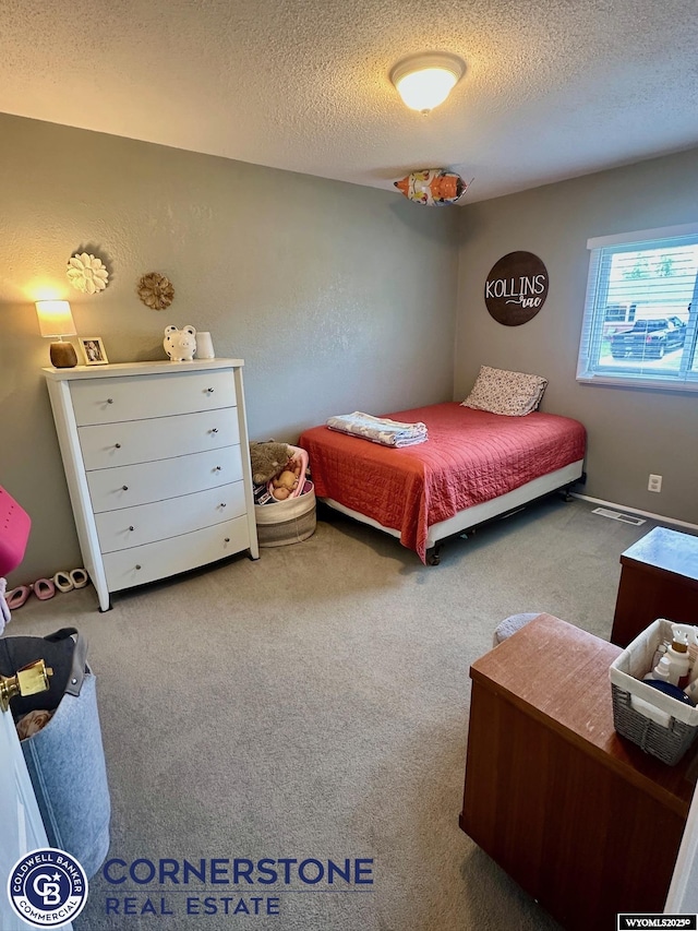 3024 Hamilton Way, Casper, WY 82609 - bedroom with carpet floors and a textured ceiling