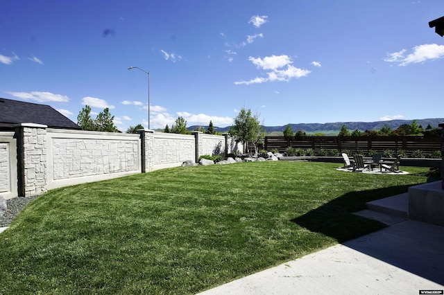 3685 Timber Wolf Ct, Casper, WY 82604 - view of yard featuring a mountain view