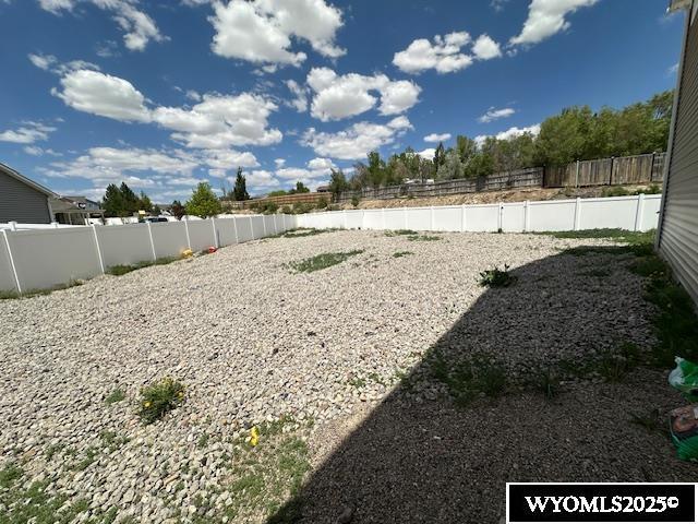 517 Archers Trl, Rock Springs, WY 82901 - view of fenced backyard