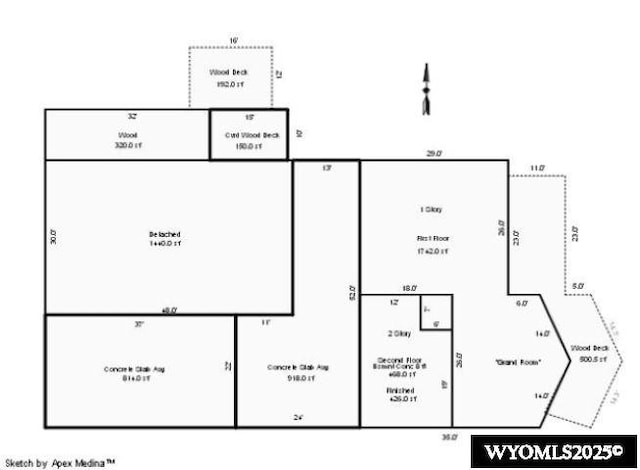 190 Ln 7, Thermopolis, WY 82443 - room layout