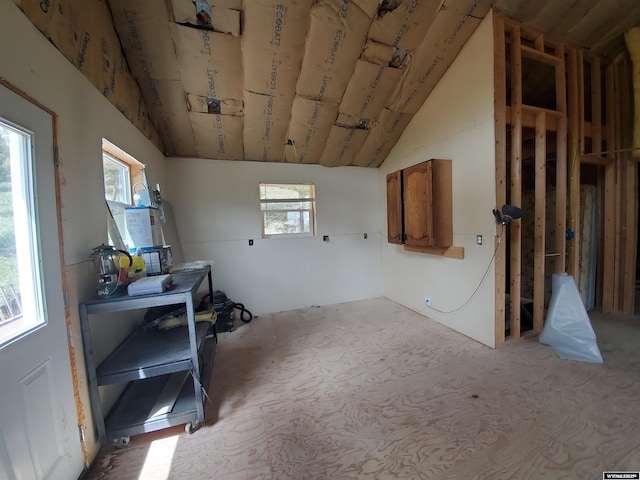 8 Lookout Ln, Dubois, WY 82513 - misc room featuring lofted ceiling