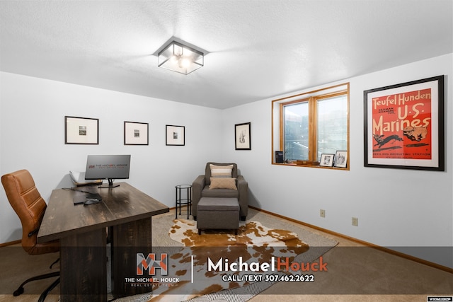 2001 Newport, Casper, WY 82609 - carpeted office featuring baseboards