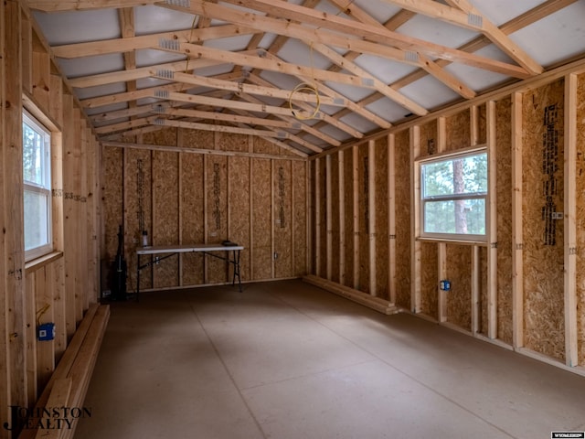 2921 Esterbrook Rd, Esterbrook, WY 82633 - miscellaneous room with healthy amount of natural light and vaulted ceiling