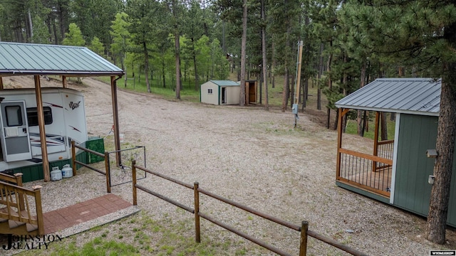 2921 Esterbrook Rd, Esterbrook, WY 82633 - view of yard featuring a view of trees