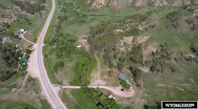 17512 US Highway 14, Carlile, WY 82721 - aerial view of property's location featuring rural landscape