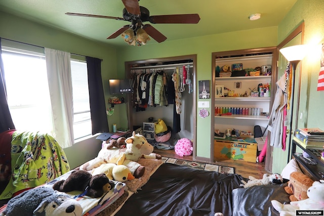 108 Tamari Dr, Buffalo, WY 82834 - bedroom with a ceiling fan