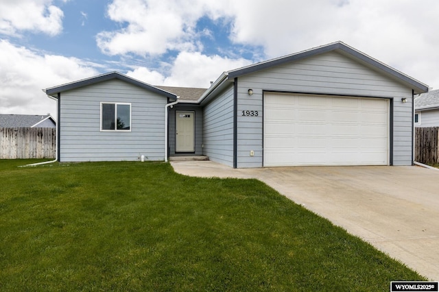 1933 Inca Trl, Casper, WY 82601 - ranch-style house with concrete driveway