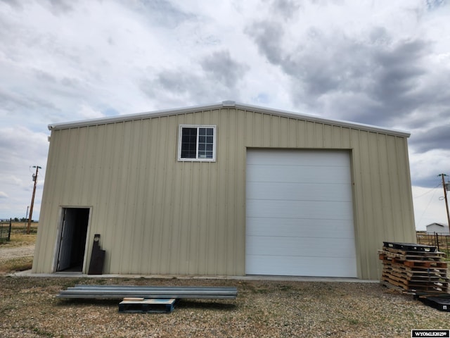 2 Freight Wagon Rd, Farson, WY 82932 - view of detached garage