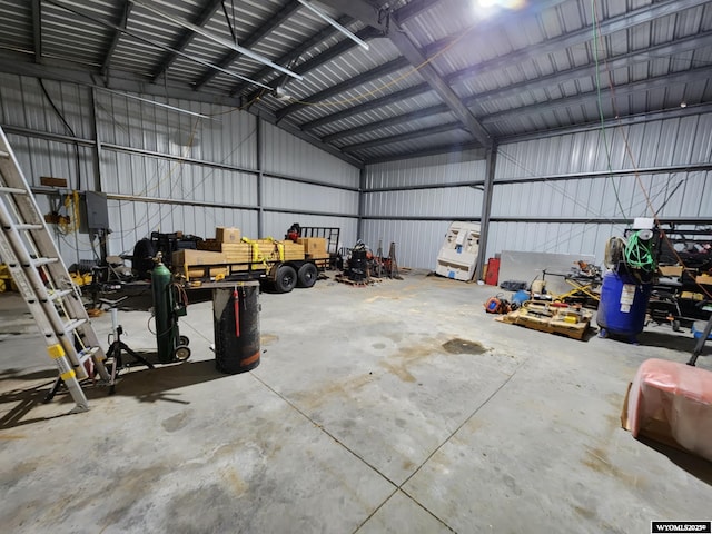 2 Freight Wagon Rd, Farson, WY 82932 - garage with metal wall