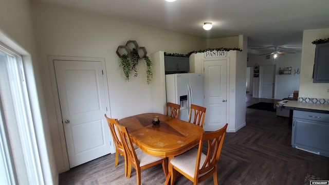 307 3rd St, Chugwater, WY 82210 - dining room featuring ceiling fan