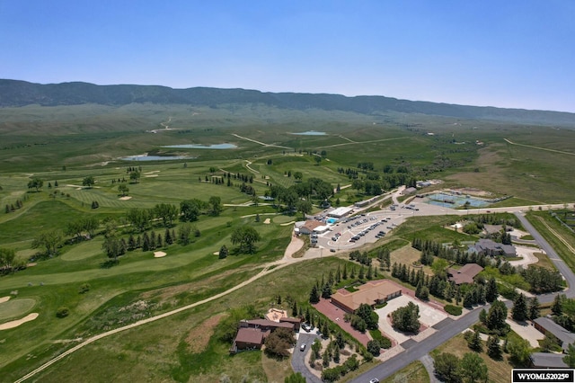 2867 Ardon Ln, Casper, WY 82609 - aerial view of a water and mountain view and a golf course