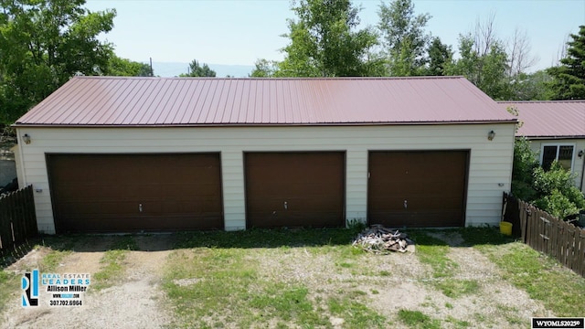 7549 Taxiway, Casper, WY 82604 - view of detached garage