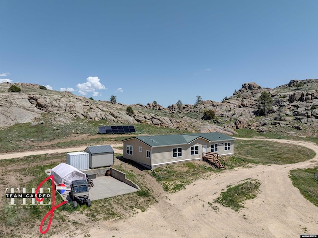 67 Monument Creek Rd, Hanna, WY 82327 - view of subject property