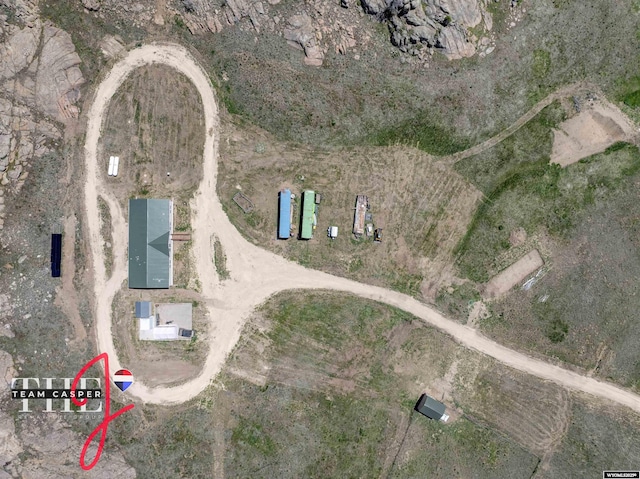 67 Monument Creek Rd, Hanna, WY 82327 - aerial view of property's location