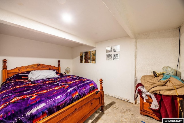 1534 Spaulding St, Sheridan, WY 82801 - bedroom with beamed ceiling