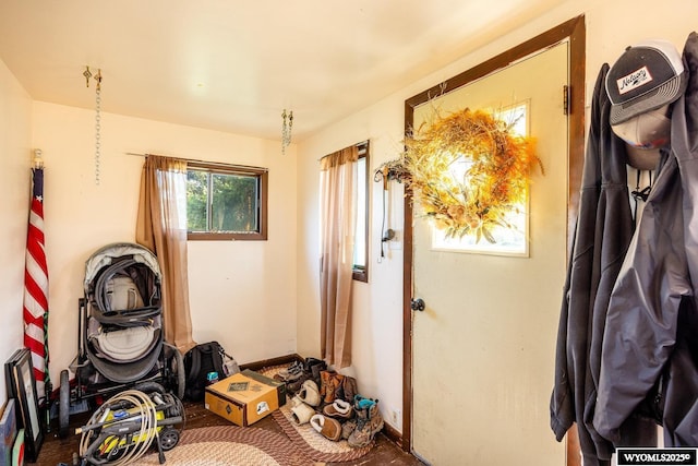 1534 Spaulding St, Sheridan, WY 82801 - foyer entrance with baseboards