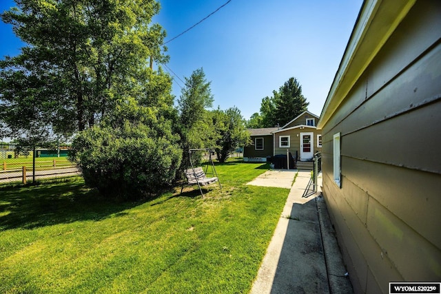 1534 Spaulding St, Sheridan, WY 82801 - view of yard with entry steps