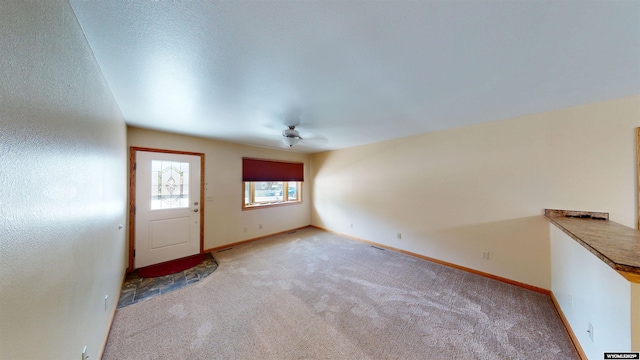 418 Spire Dr, Riverton, WY 82501 - foyer featuring carpet flooring