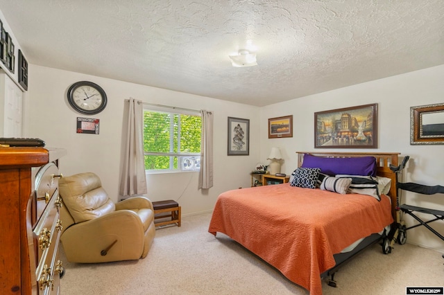 606 Herschler Ave, Evanston, WY 82930 - carpeted bedroom featuring a textured ceiling