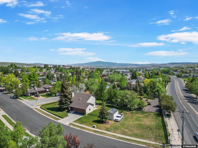 606 Herschler Ave, Evanston, WY 82930 - aerial perspective of suburban area with a mountainous background