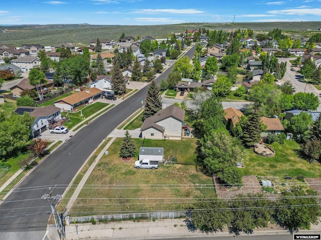 606 Herschler Ave, Evanston, WY 82930 - aerial view of residential area featuring a mountain backdrop