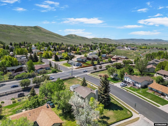 606 Herschler Ave, Evanston, WY 82930 - aerial perspective of suburban area with mountains