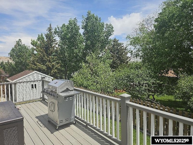 1150 Park View Dr, Green River, WY 82935 - view of deck