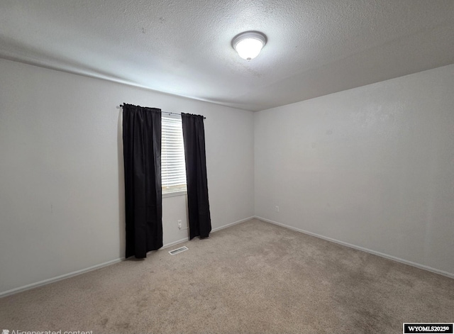 7866 Scorpion Way, Evansville, WY 82636 - unfurnished room with light colored carpet and a textured ceiling