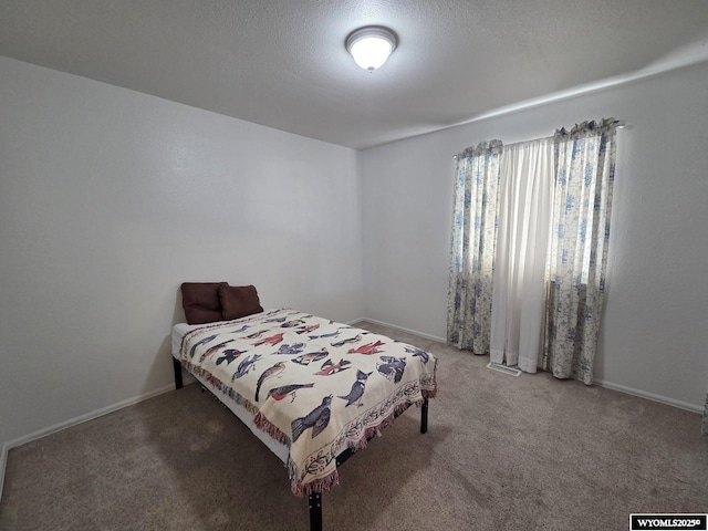 7866 Scorpion Way, Evansville, WY 82636 - carpeted bedroom with a textured ceiling
