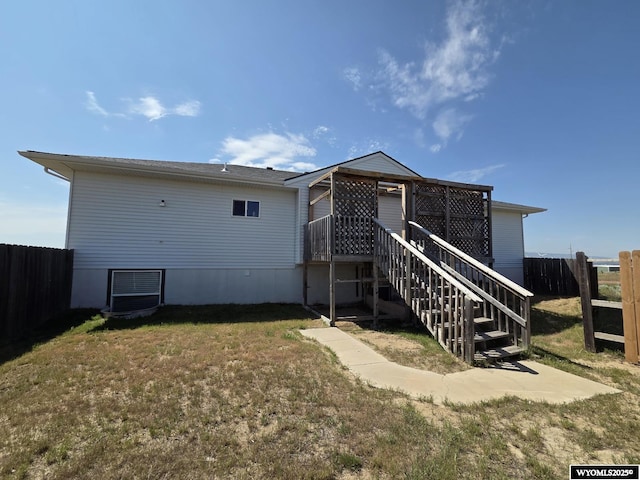 7866 Scorpion Way, Evansville, WY 82636 - rear view of house